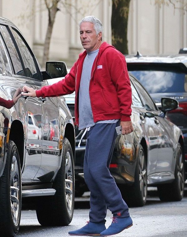 Jeffrey Epstein with his luxury SUV as his asset