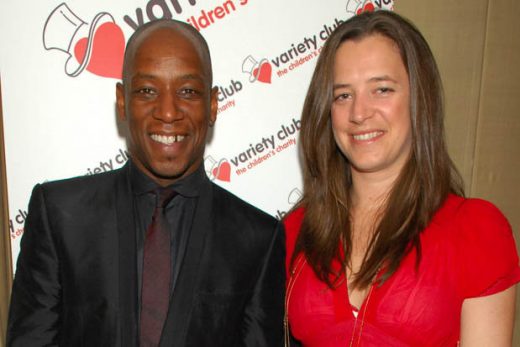 Ian Wright's wife Nancy Hallam after years