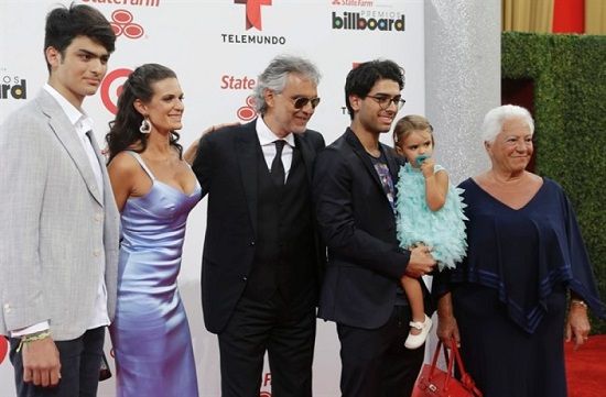 Andrea Bocelli children and family