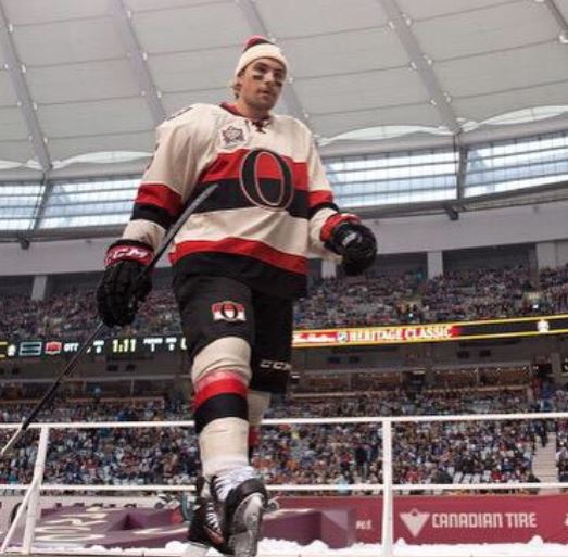 Cody Ceci  to the Heritage Classic Game a couple years back in Vancouver. Experience of a lifetime.   