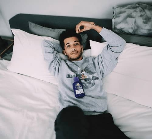 Jordan Fisher at his home