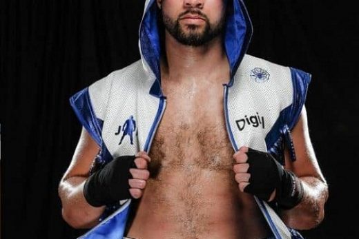 Joshep Sparker at the boxing show in form