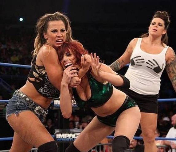 Mickie James at Wrestle Mania  