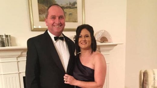 Barnaby Joyce with wife