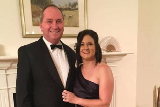 Barnaby Joyce with wife