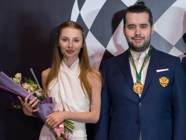 Russian chess grandmaster Ian Nepomniachtchi wife, net worth