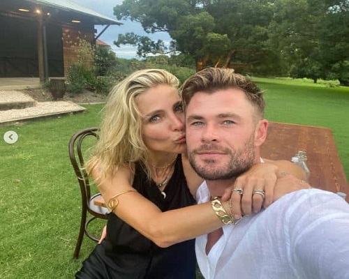 Christopher with his wife