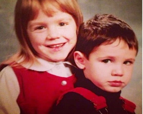 Terry Tarpey with his sister