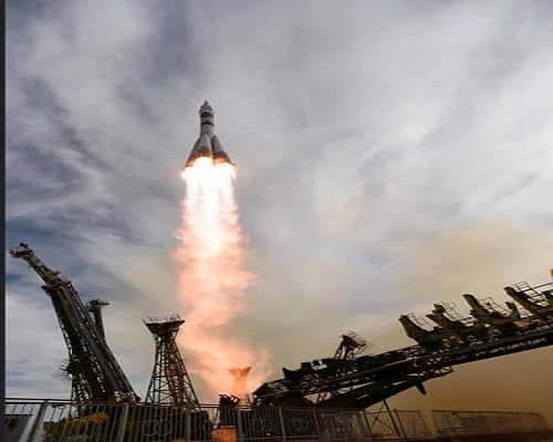 Andreas Mogensen first trip into orbit aboard the Soyuz TMA-18M rocket