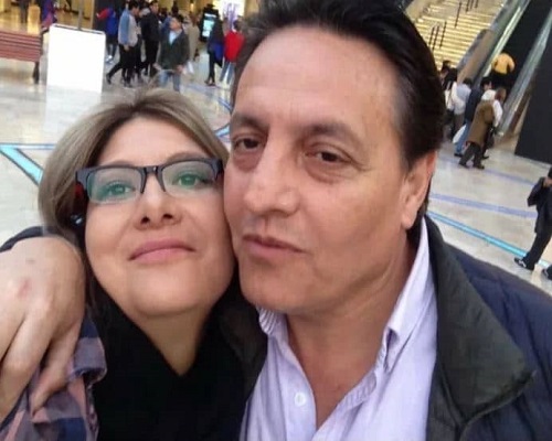 Fernando Villavicencio's wife Verónica Sarauz