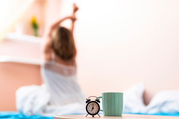 waking up easily