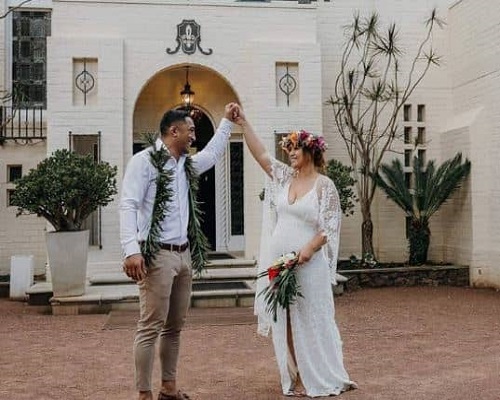 Bundee Aki's wife Kayla Aki
