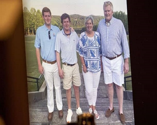 Alex Murdaugh with his family