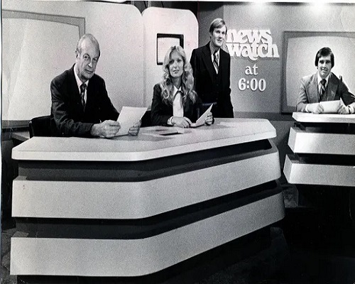 Melissa Forsythe at her anchoring job