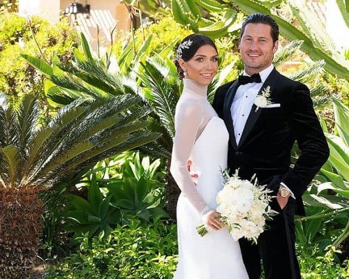 Valentin Chmerkovskiy with his beautiful wife