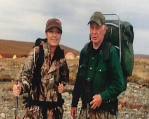 Sarah Palin with her father