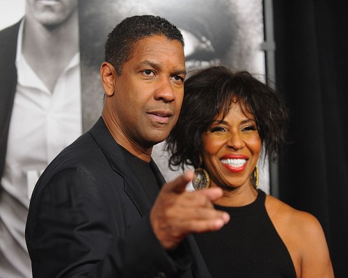 Pauletta Washington with her husband