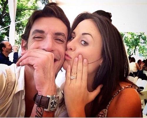 Alberto Guerra with his sweetheart