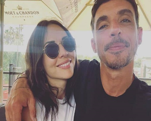 Alberto Guerra with his wife