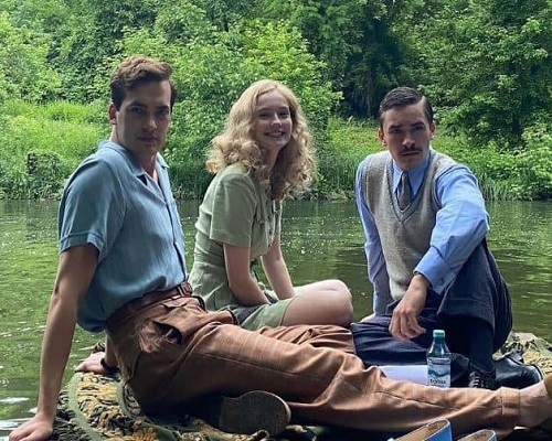 Buck Braithwaite with his friends