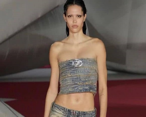 American model and fashion young actress Amelia Gray