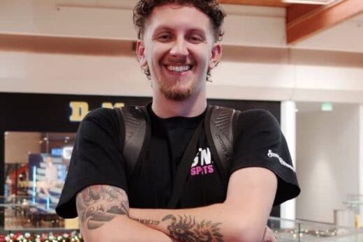 At just 22 years old, David Jelinsky, a striking figure from Las Vegas, Nevada