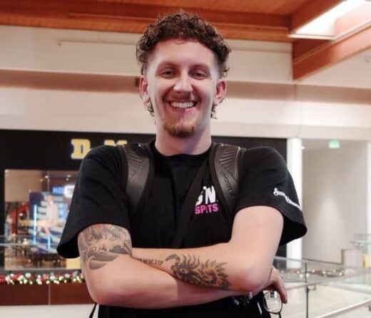 At just 22 years old, David Jelinsky, a striking figure from Las Vegas, Nevada