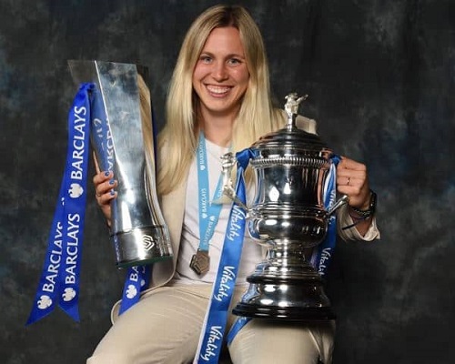 Katerina Svitkova with her awards