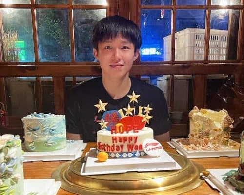Wang Chuqin is celebrating his birthday