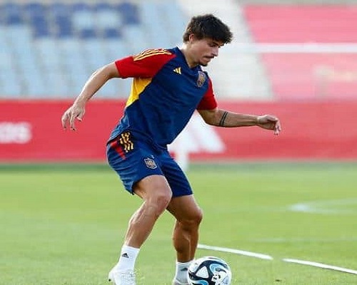 Spanish professional footballer Hugo Bueno