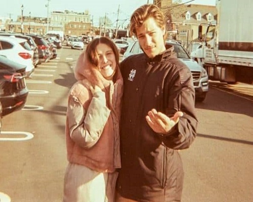 Millie Bobby Brown with her fiance