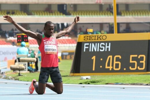 Emmanuel Wanyonyi is a Kenyan middle-distance runner