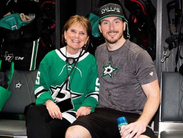 Matt Duchene with his mother