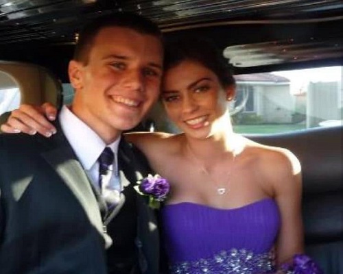 Steve Erceg with his sweetheart