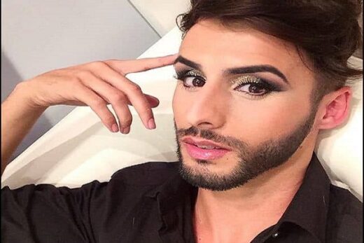 El modelo de 34 años Agustín Fernández, el modelo carismático