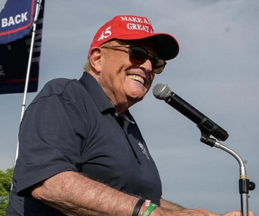 New York City Mayor Rudy Giuliani