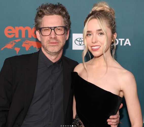 Jenna at the Emmy Awards with her director, Asher Levin