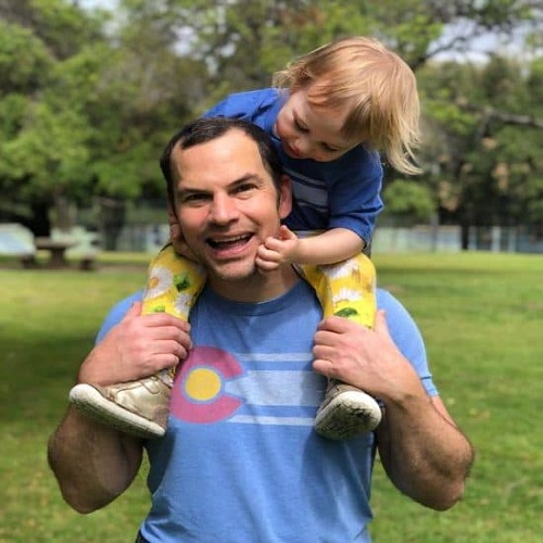 Rich Blomquist with his lovely daughter