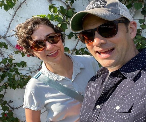 Kristen Schaal with her husband Rich Blomquist