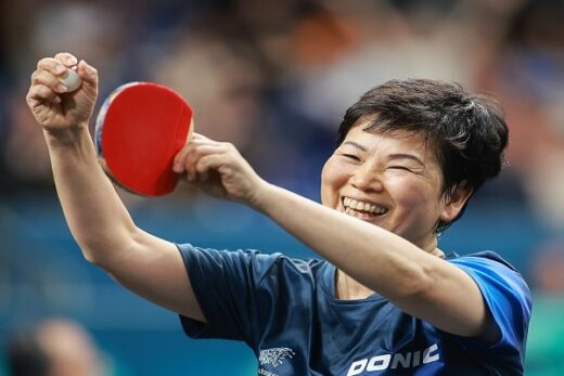 Ni Xia Lian is a Chinese-born Luxembourgish table tennis player