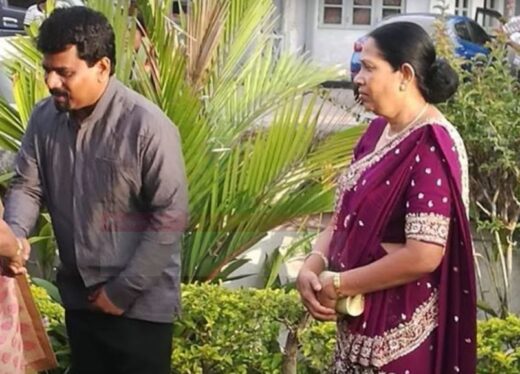 Anura Kumara Dissanayake wife Mallika Dissanayaka photo